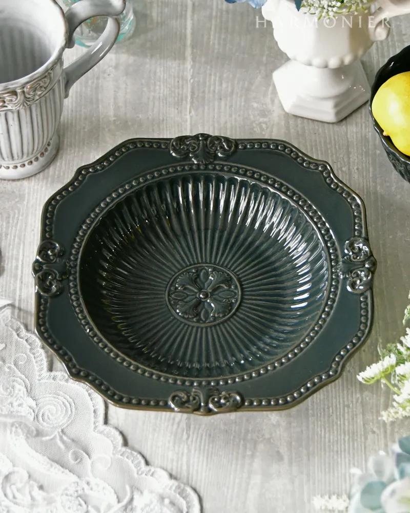 ディアナボウルグレー12.5cm｜輸入食器・雑貨の通販 | 輸入雑貨の通販