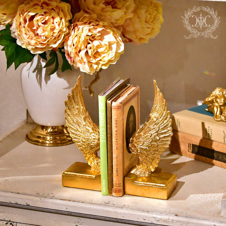 ゴールドウィングブックエンドセット｜輸入雑貨の通販 | 輸入雑貨の