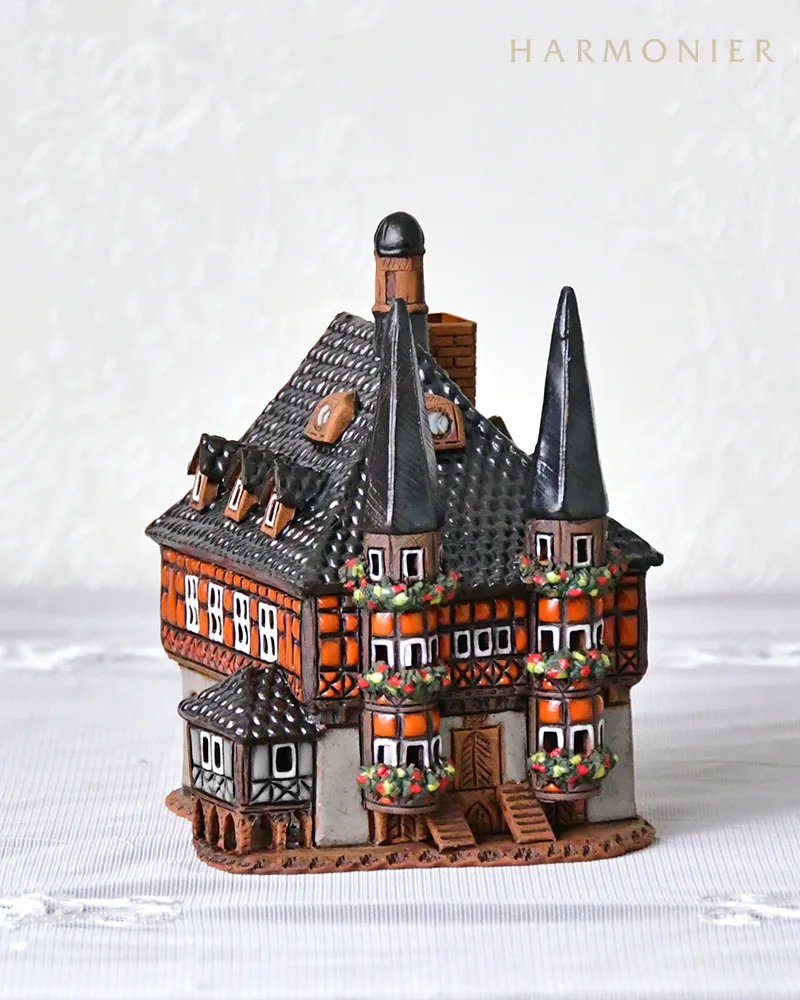 リトアニア製キャンドルハウス/ヴェルニゲローデ市庁舎 Sサイズ