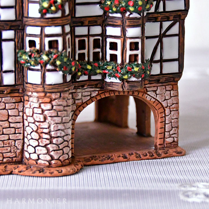 リトアニア製キャンドルハウス/アルスフェルト市庁舎｜クリスマス雑貨