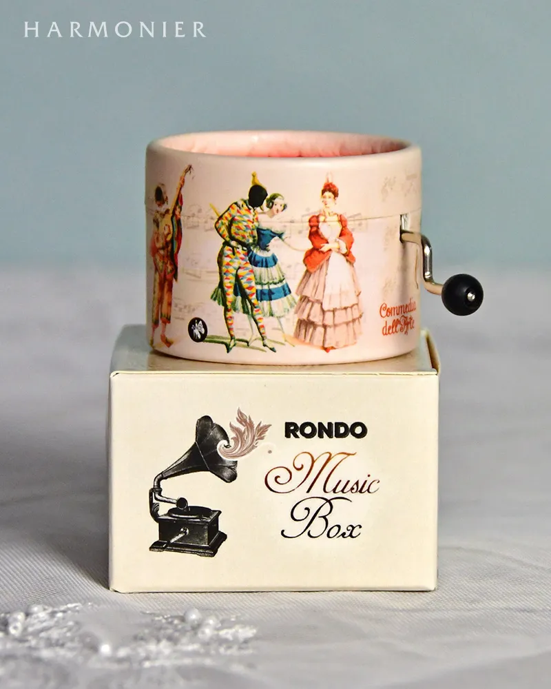 ドイツ製手巻きオルゴール/ロミオ＆ジュリエット｜クリスマス雑貨の