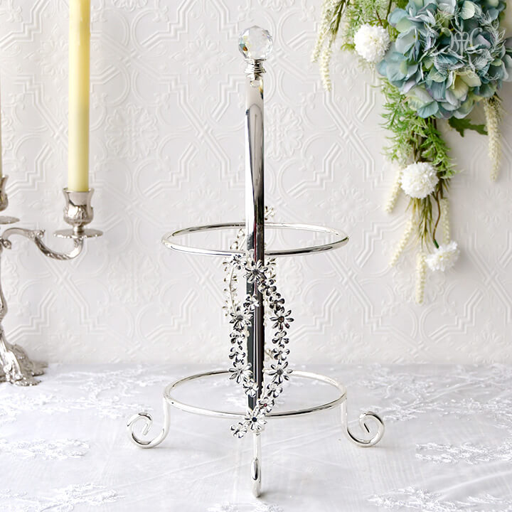 フラワーバイン2段トレイスタンド｜輸入食器・雑貨の通販 ハルモニア