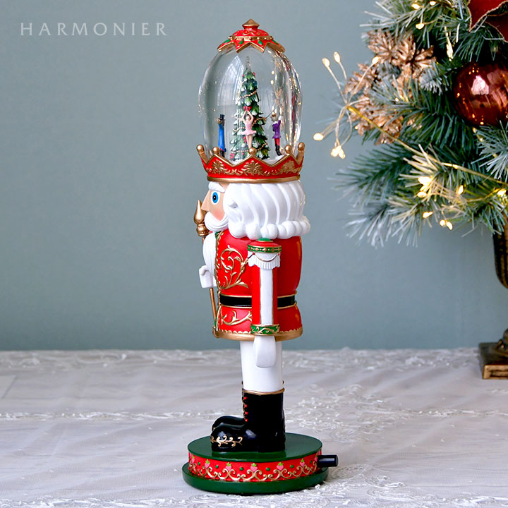 ナッツクラッカーオルゴールドームフィギュア｜クリスマス雑貨の通販