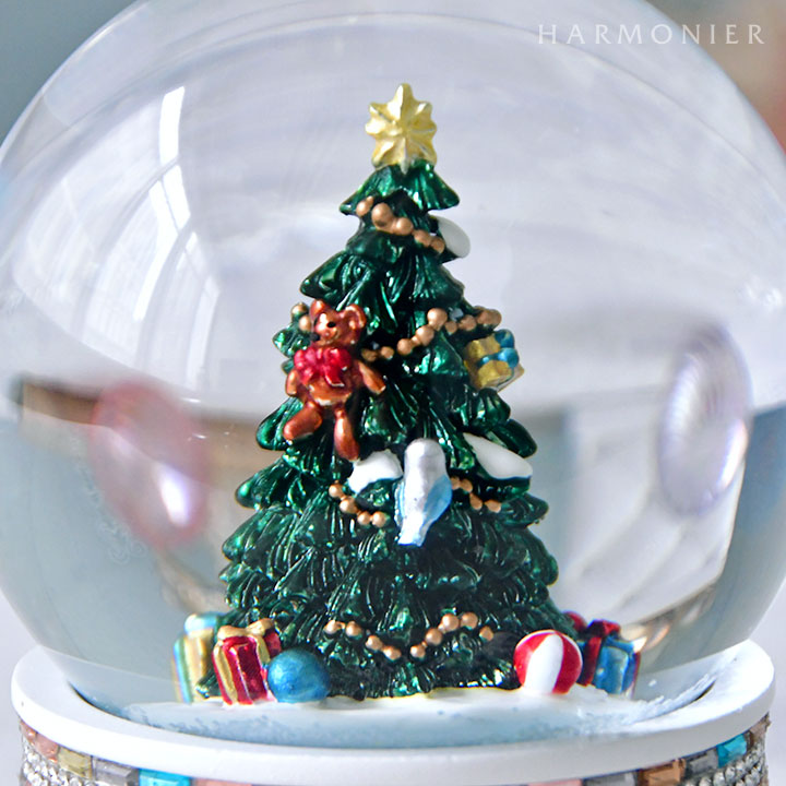 ジュエルスノードームオルゴール/ツリー｜クリスマス雑貨の通販