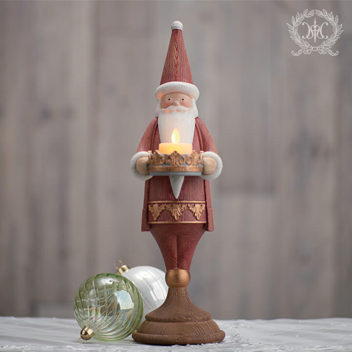 ビンテージサンタキャンドルホルダー｜クリスマス雑貨の通販