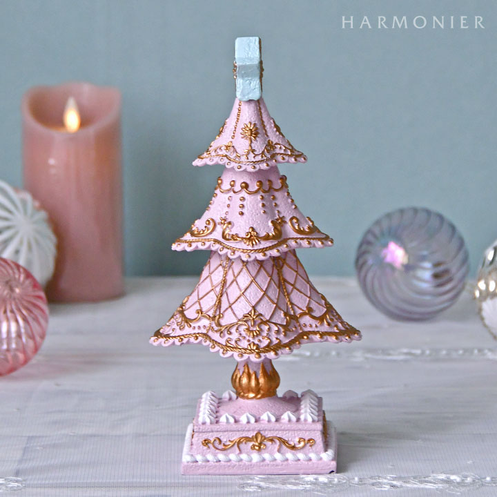 ジンジャーブレッドツリー/ピンク｜クリスマス雑貨の通販 ハルモニア
