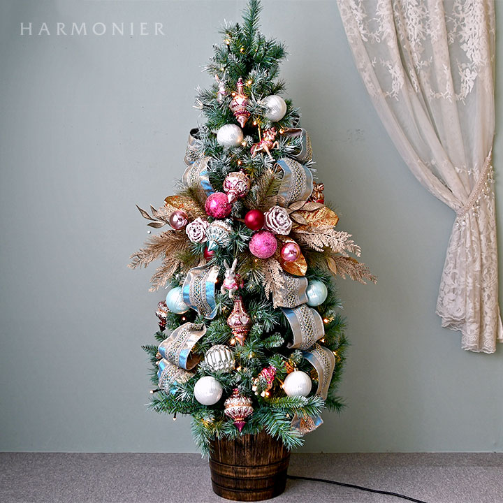 フロストパインバスケットツリー150cm｜クリスマス雑貨の通販