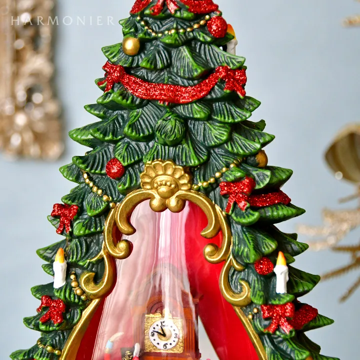 リキッドLEDオルゴール/ナッツクラッカーツリー※電池/USB仕様