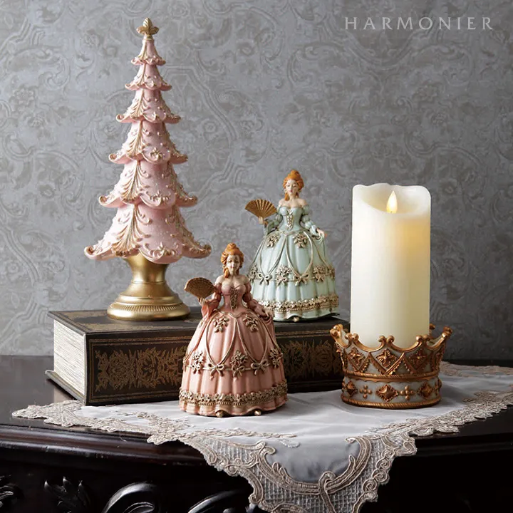 ヴィンテージツリーオブジェ/ピンク30cm｜クリスマス雑貨の通販