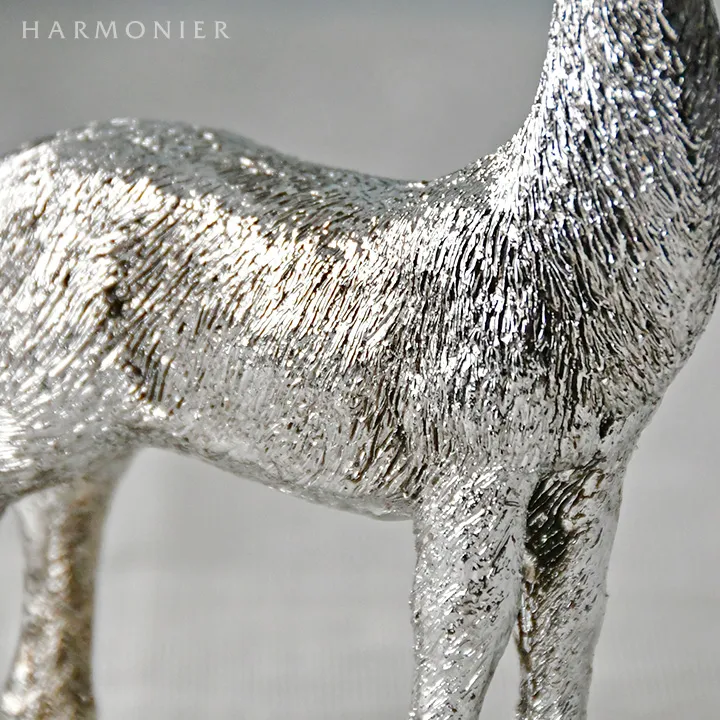 シルバーフォレストトナカイオブジェ2コセット｜クリスマス雑貨の通販