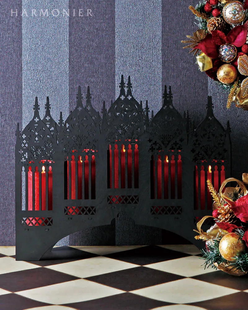 オシャレ】アイアン スクエア キャンドルホルダー ランタン 2セット