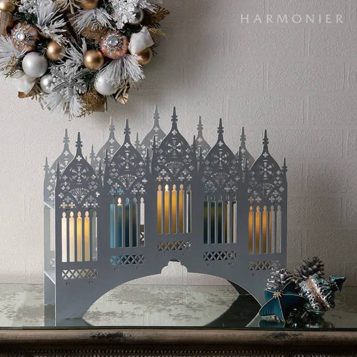 ローズゴールドジュエルリース40cm｜クリスマス雑貨の通販 ハルモニア