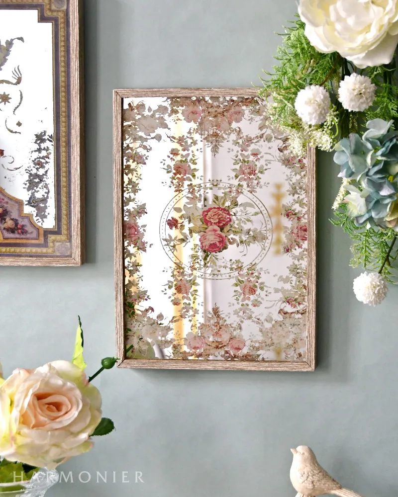 ミラーウォールアート/ローズガーランド｜輸入雑貨の通販 | 輸入雑貨の