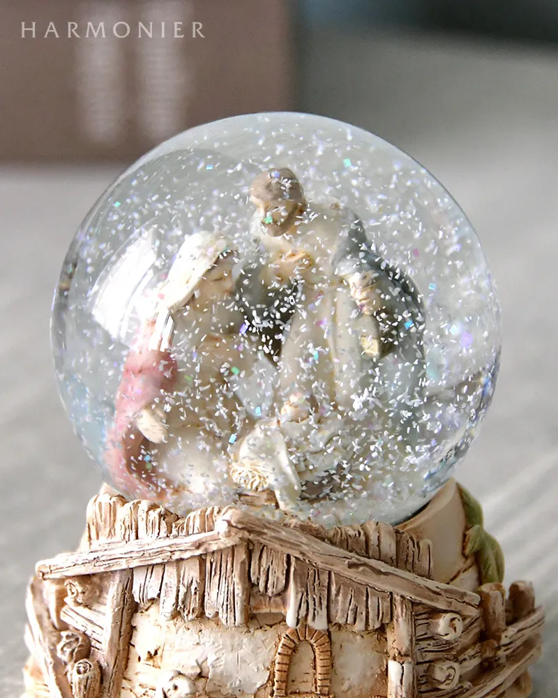 ネイティビティミニスノードーム（ホールド/バスケット）｜クリスマス