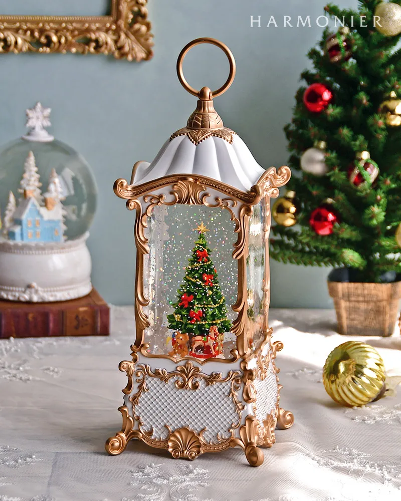 リキッドLEDホワイトランタンツリー｜クリスマス雑貨の通販 ハルモニア