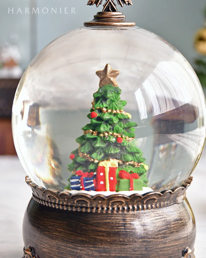 リキッドLEDスノードーム/クリスマスツリー※電池・USB仕様｜クリスマス