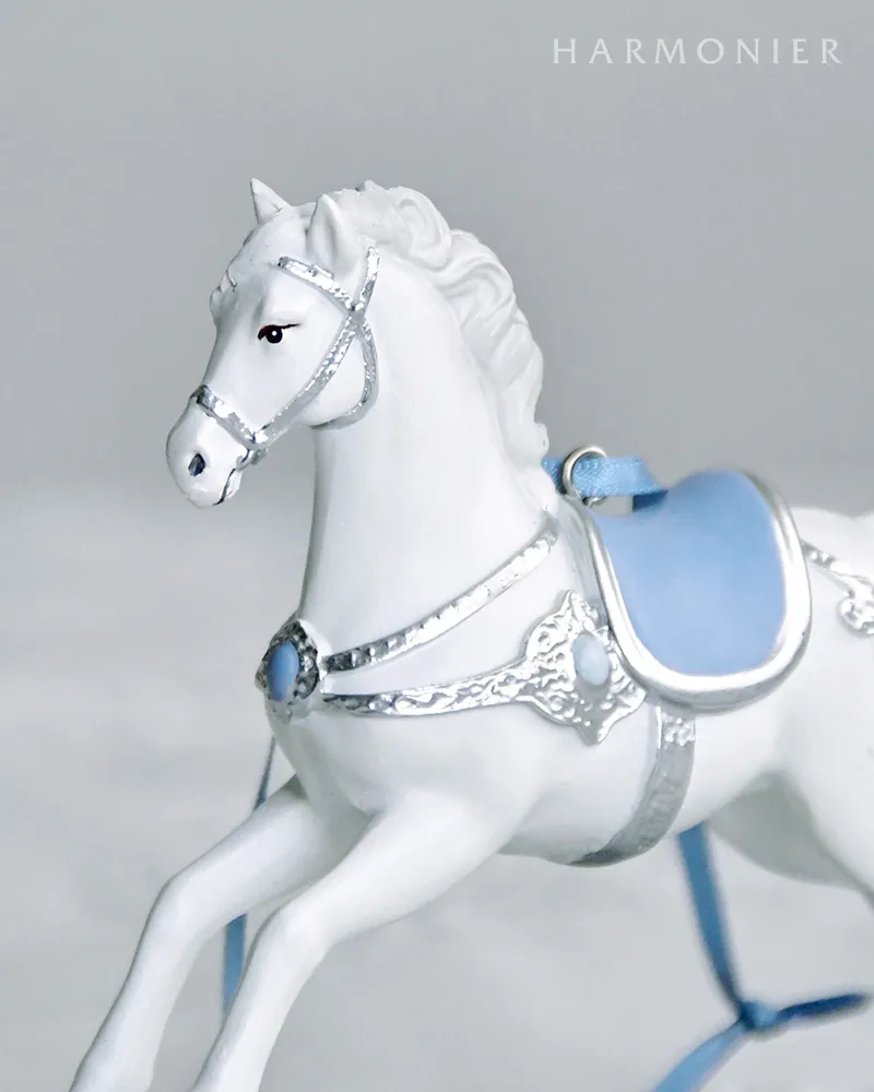 ウインターブルーロッキングホースオーナメント｜クリスマス雑貨の通販