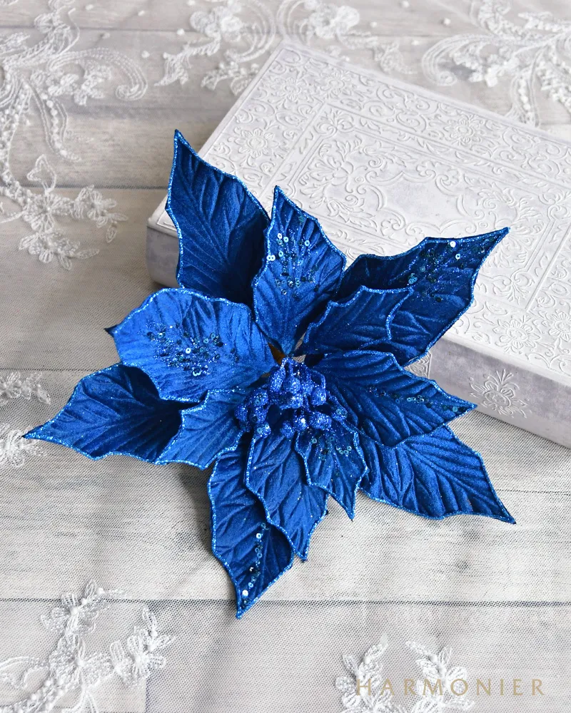 ウインターブルービレッジオブジェ6点セット｜クリスマス雑貨の通販