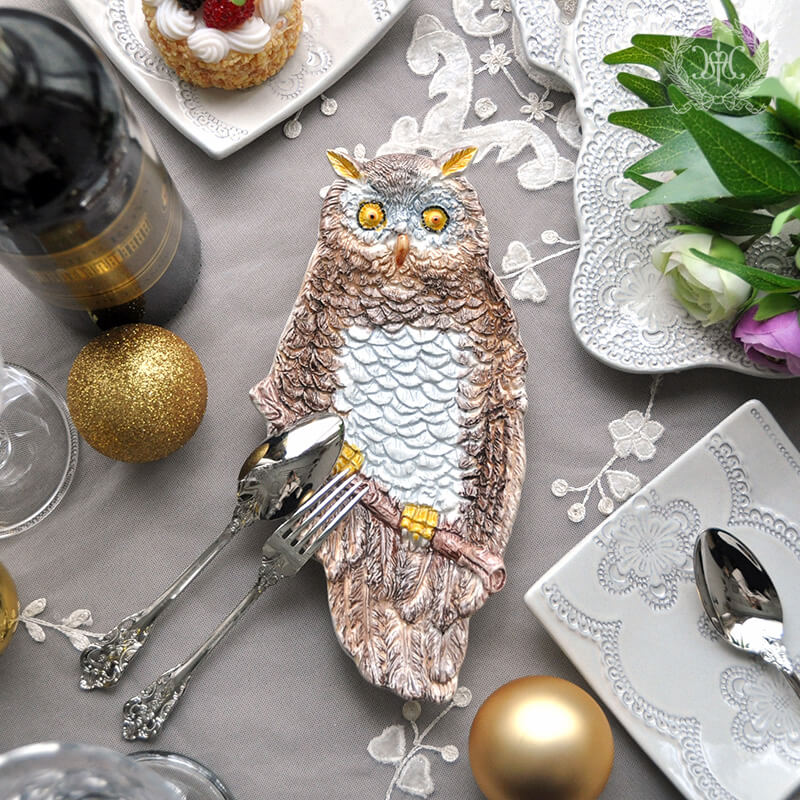 フクロウプレート/イタリア製｜輸入食器・雑貨の通販 | 輸入雑貨の通販