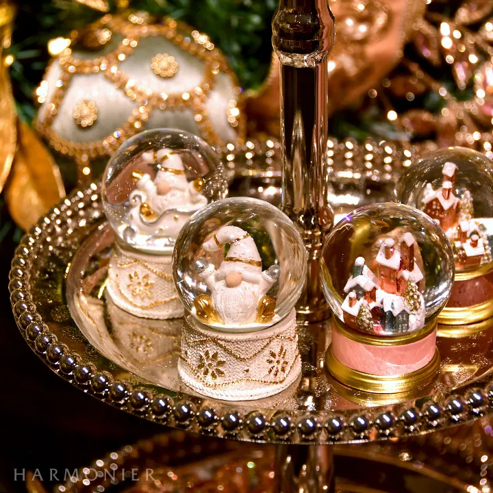 ミニスノードーム/ホワイトノーム（ジョイ/ソリ）｜クリスマス雑貨の