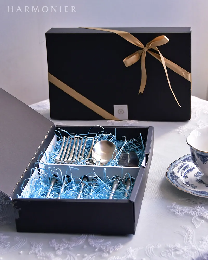 ティータイムカトラリー2人用ギフトセット アラベスク/シルバー