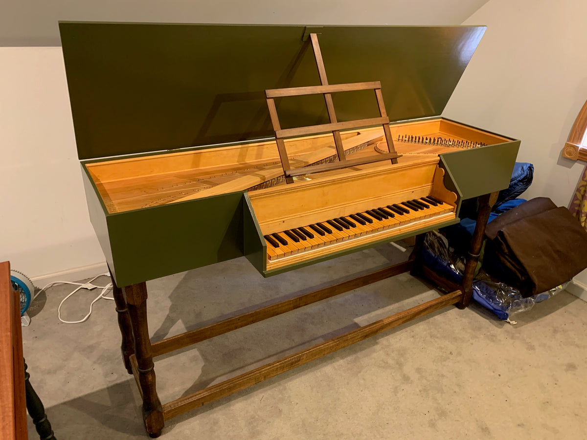 Italian Virginal by Zuckermann ~ Sold – Harpsichord Clearing House