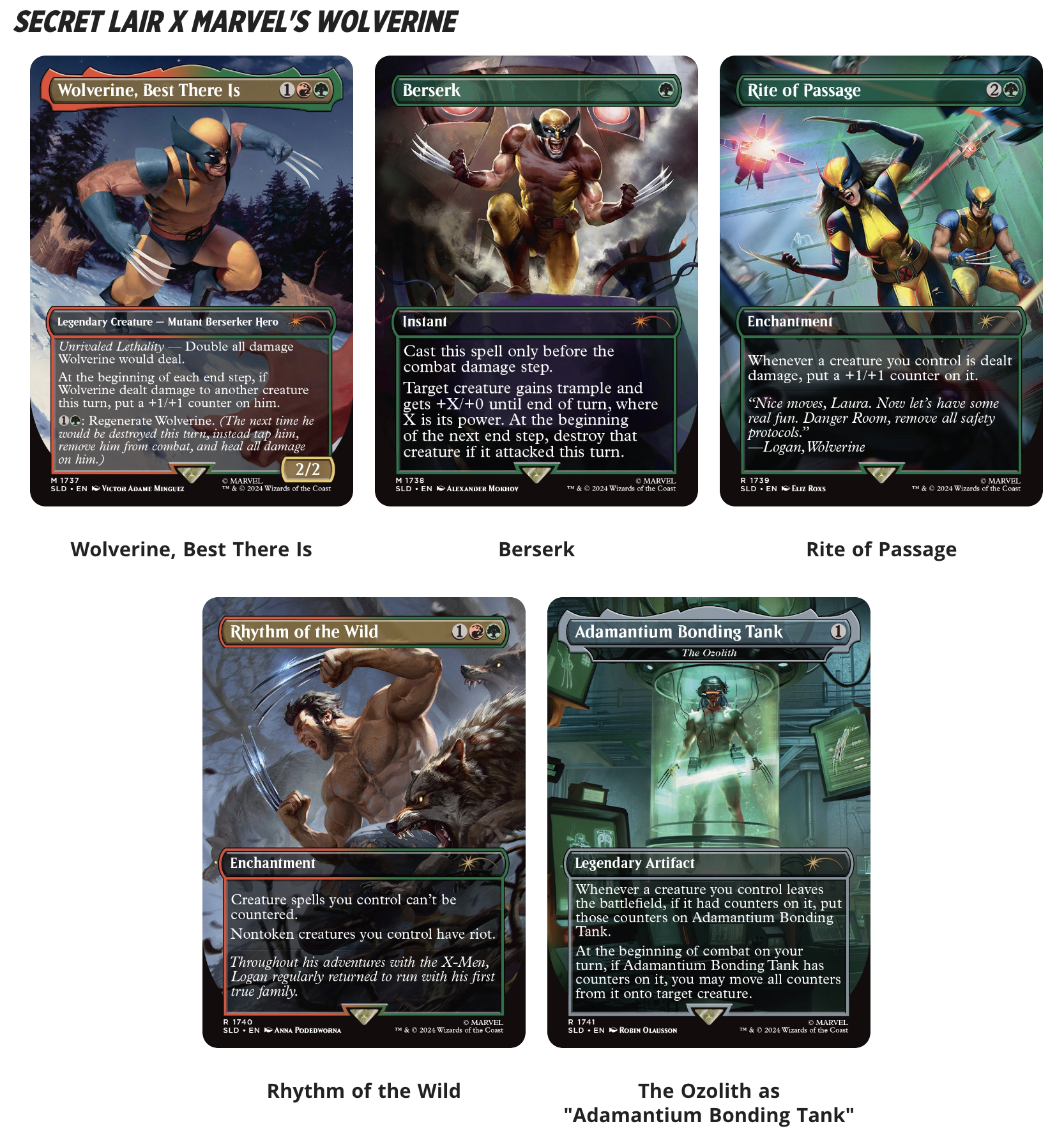 Secret Lair】Marvelのヒーローとコラボしたカード色々！「Marvel