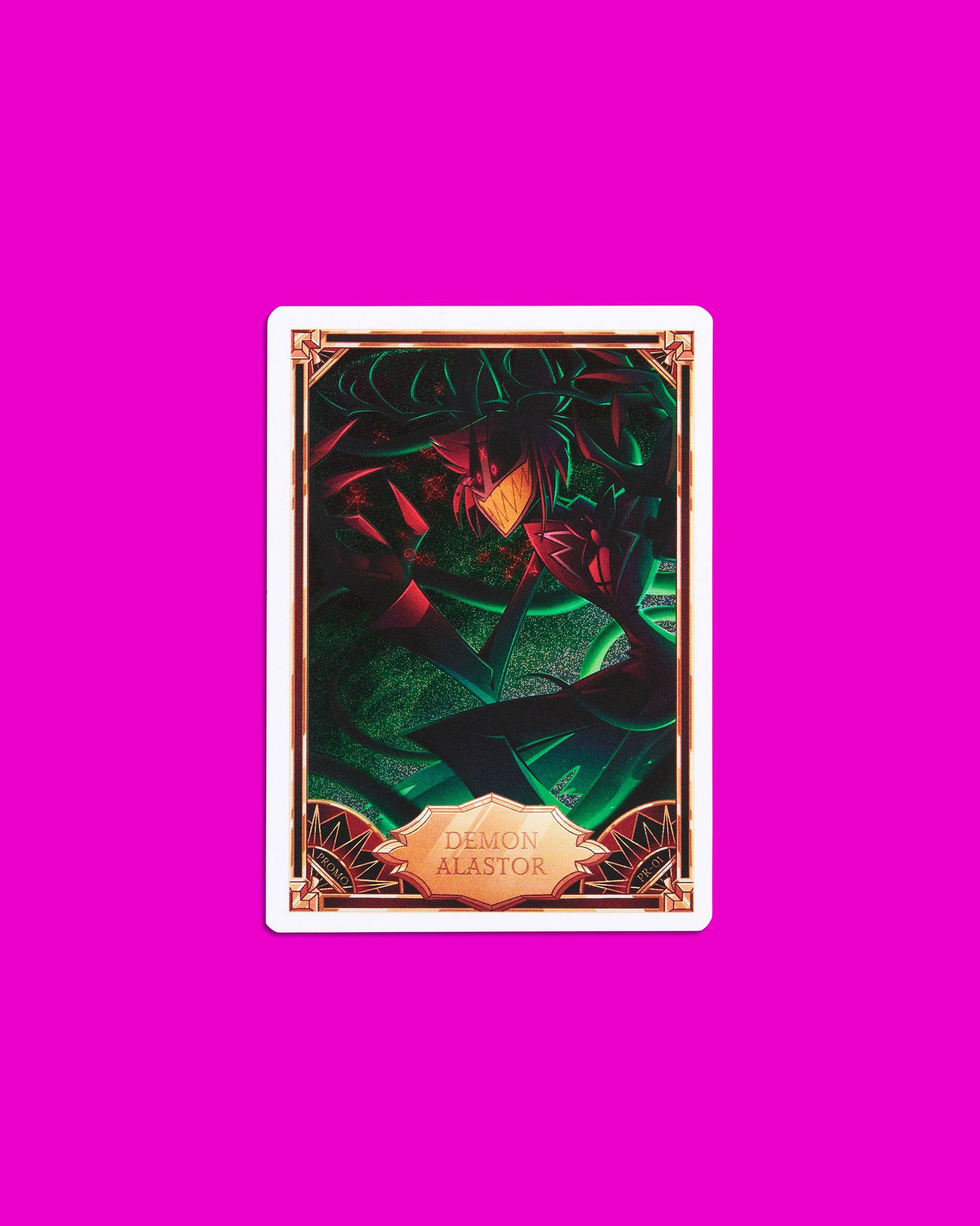 Hazbin Hotel Trading Cards Demon Alastor Promo Card (PR-01