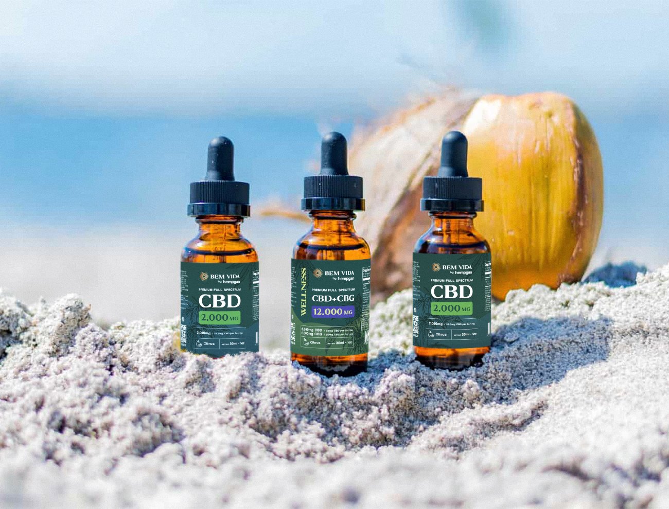 HIGH POTENCY CBD OIL 12000MG - Full Spectrum Dropper - Hempgan CBD