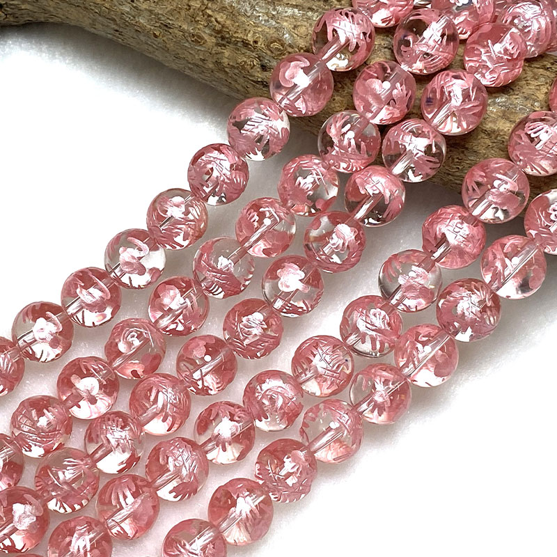 ヒマラヤ水晶 炎（フレイム） ポリッシュ 置物[T653-3775