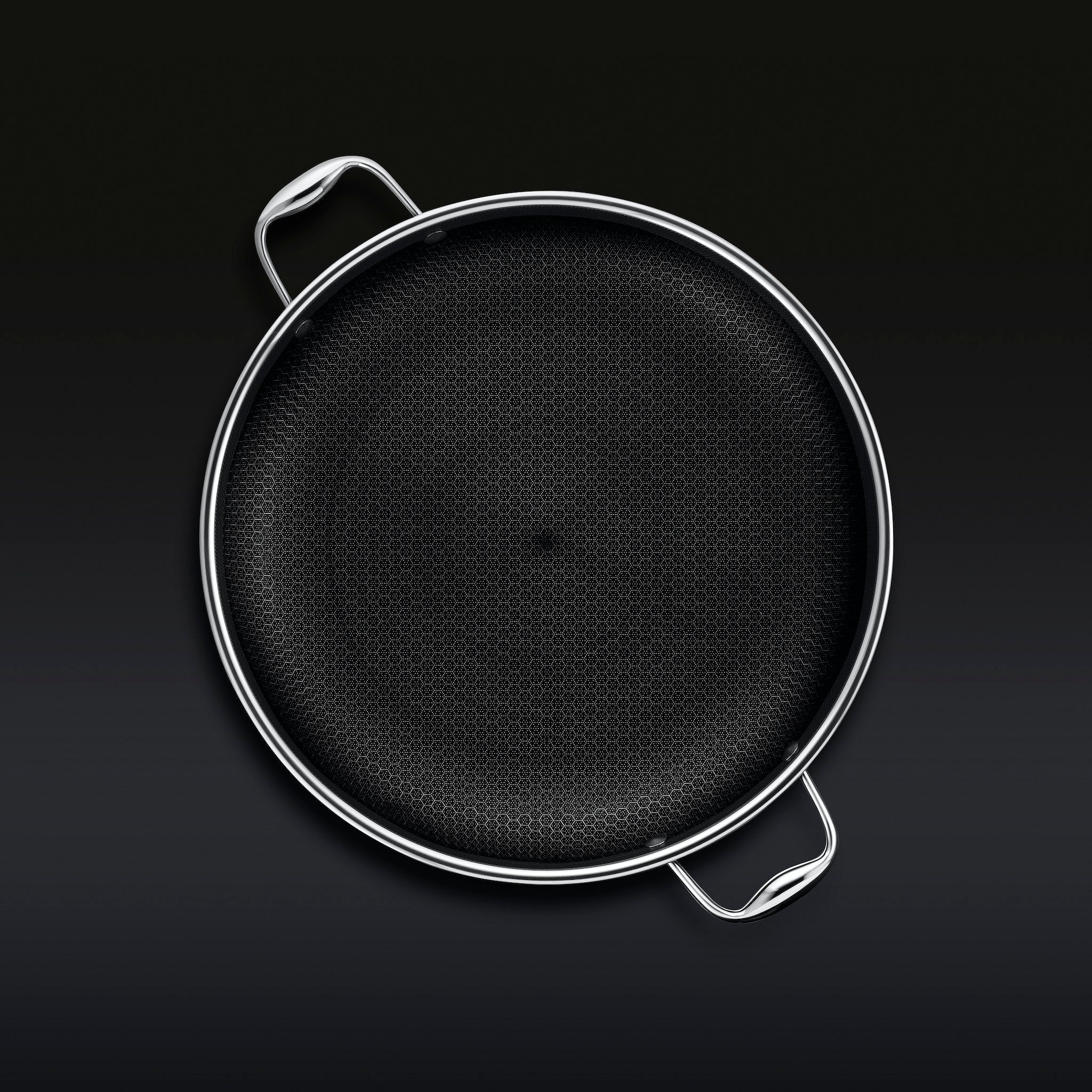 36 cm Hybrid Wok with Lid – ヘックスクラッド