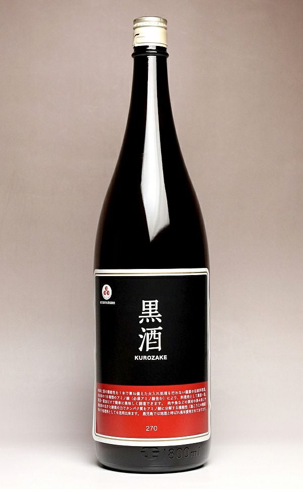 黒酒270（赤ラベル）13度1800ml 【東酒造】旧 高砂の峰 ,| 焼酎のひご