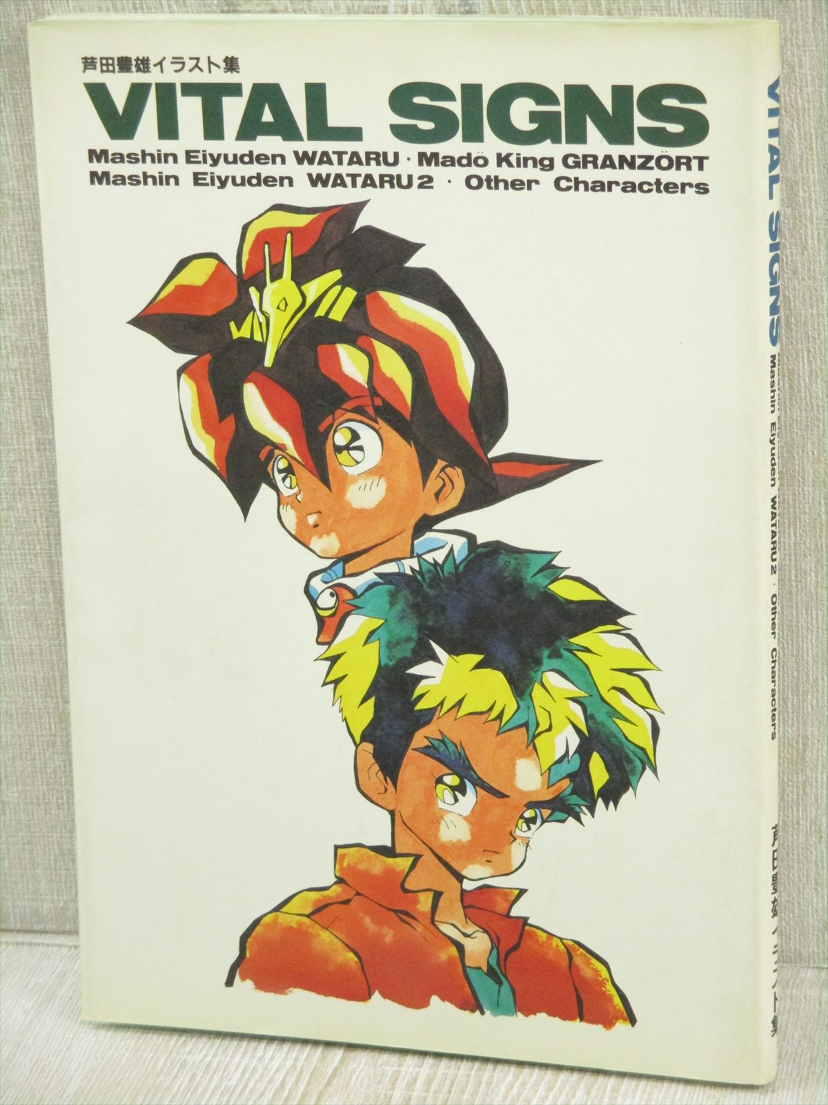 TOYOO ASHIDA Art Works VITAL SIGNS Wataru Granzort Book 1991 Japan