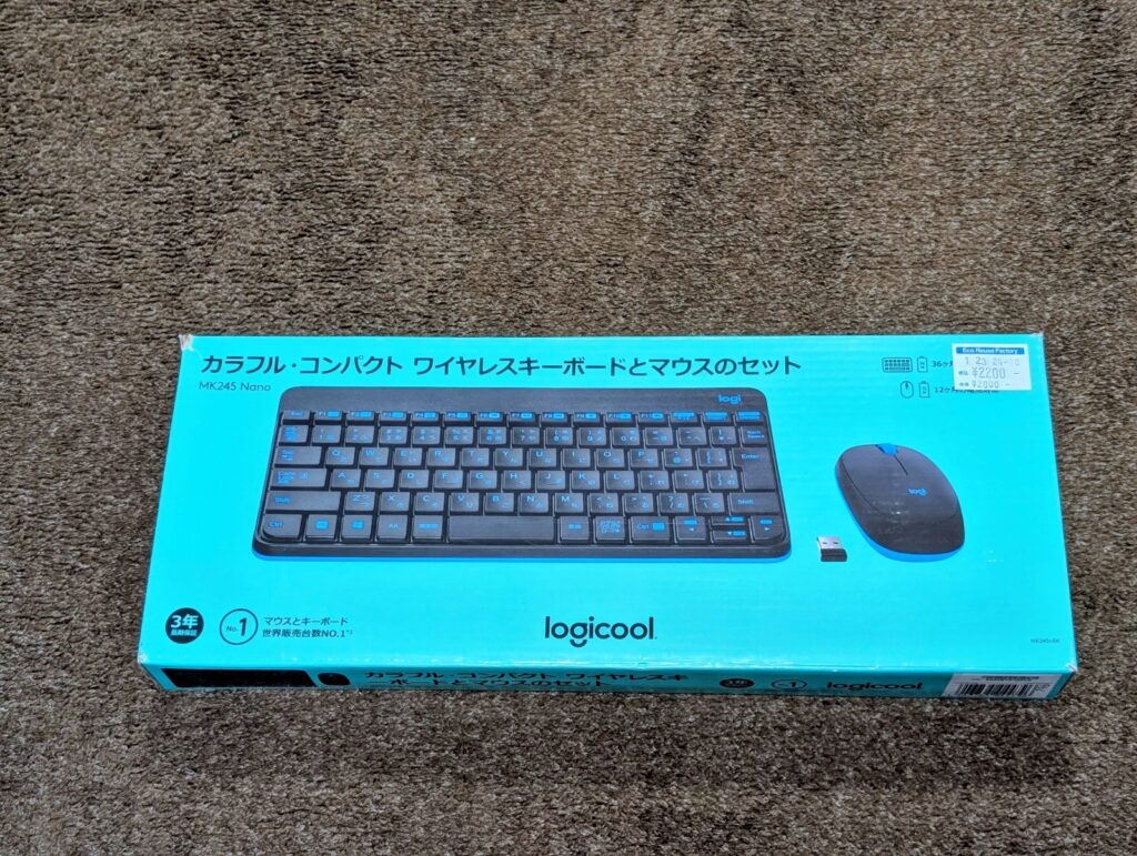 レビュー】Logicool MK245n 超軽量でシンプルなワイヤレスキーボード