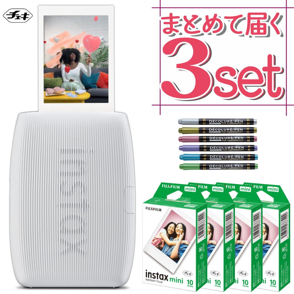 富士フイルム チェキ スマホプリンター instax mini Link3 セージ