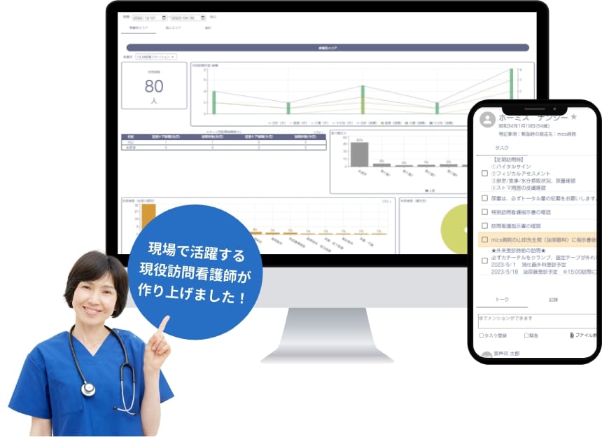資料請求｜クラウド型訪問看護記録システムhomisNursee