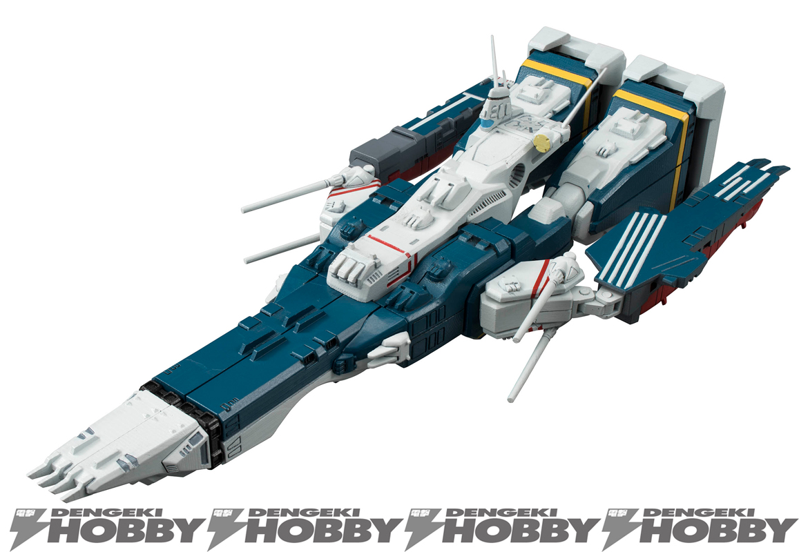 メガハウス「CF-SP」の「SDF-1 マクロス」は要塞艦と強攻型の両形態を