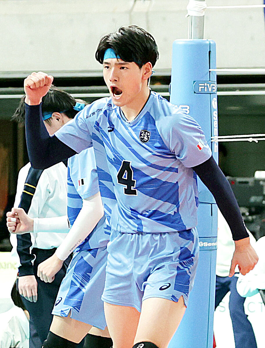 春高バレー】初出場の男子静岡・浜松修学舎が8強…大塚奨が来年4強