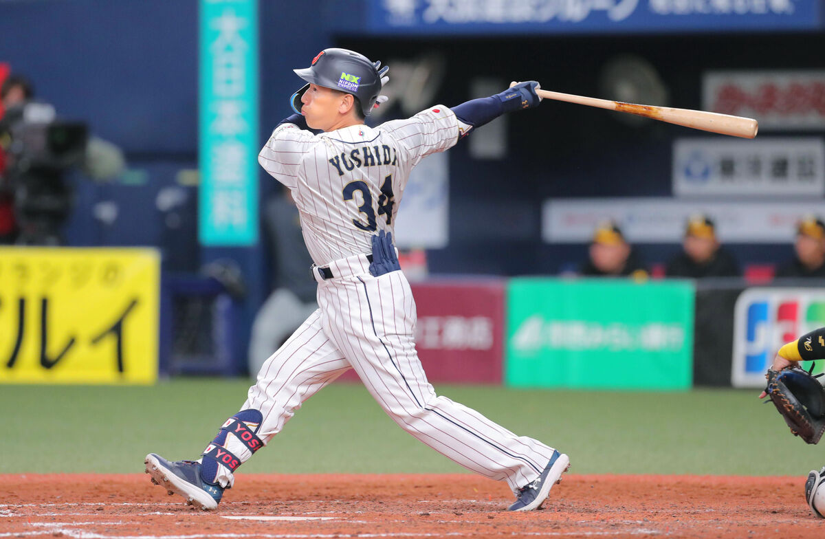 侍ジャパン】吉田正尚、代表合流後初実戦で1安打1打点も「リトル