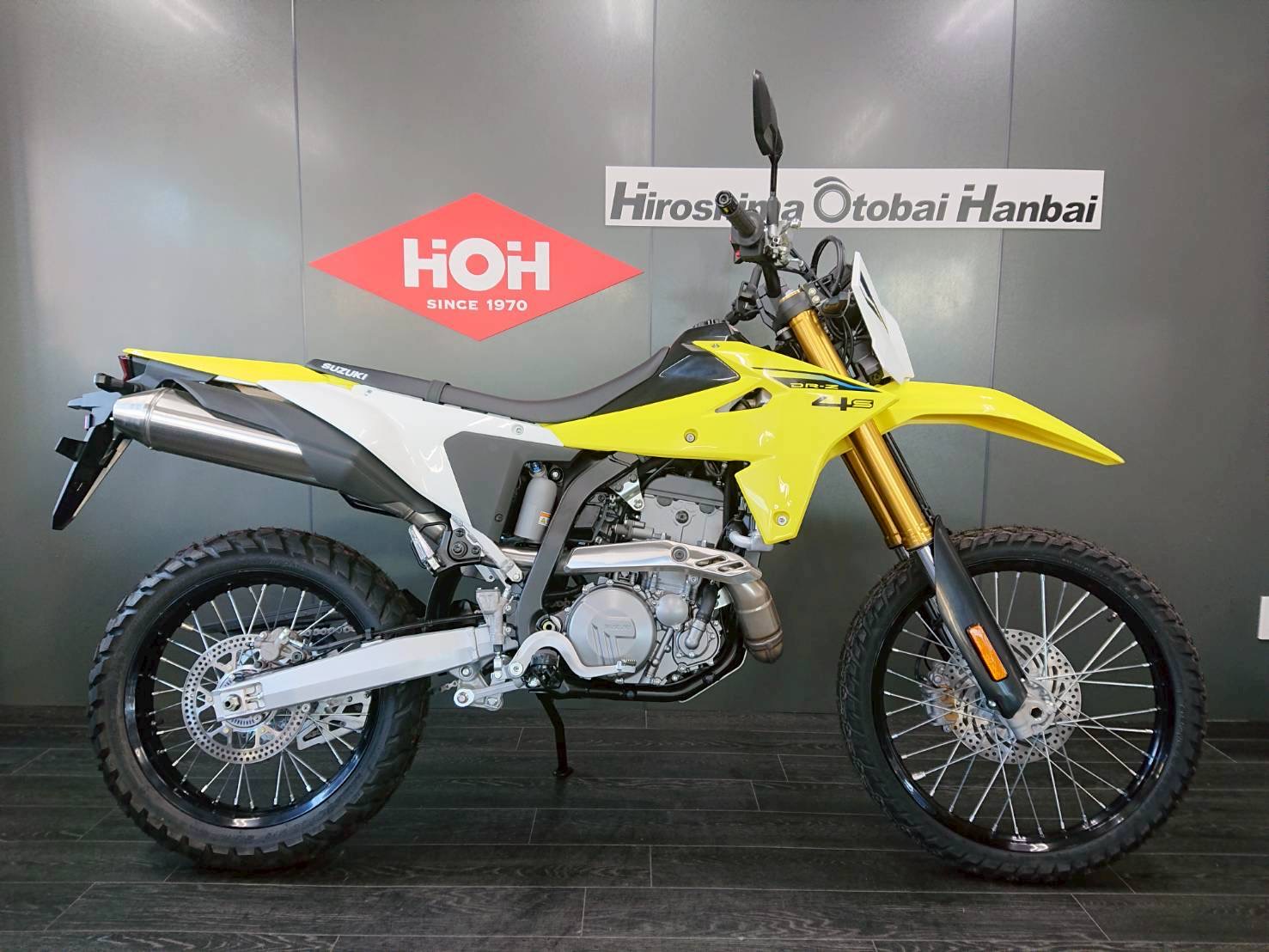 スズキ》DR－Z4S(400cc) 展示車(※黄色1台のみ)入荷しました