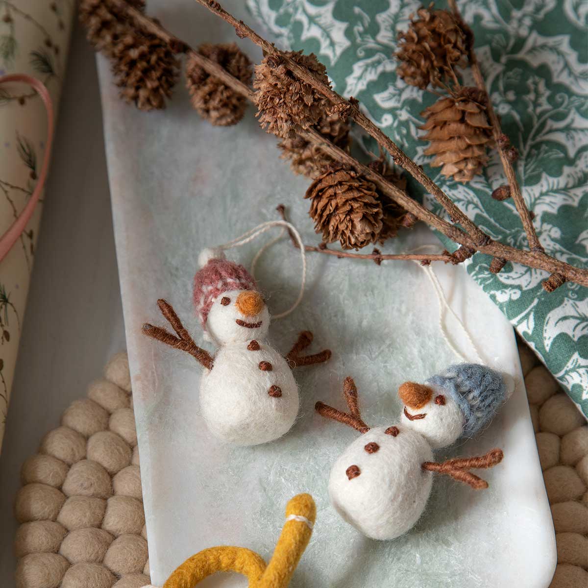 Gry&Sif グライアンドシフ オーナメント ( ミニスノーマン / パステル