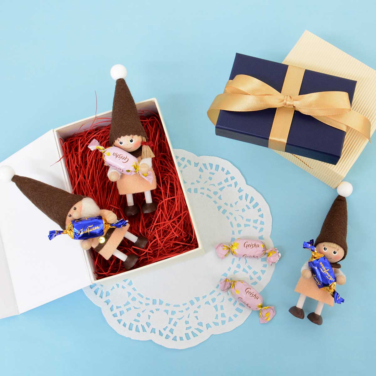 NORDIKA nisse ノルディカ ニッセ クリスマス 木製人形 ( 女の子