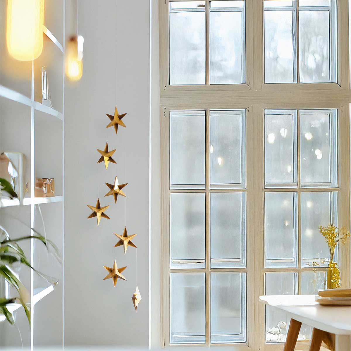 Livingly リビングリー スターモビール ( ゴールド / ミニ )｜北欧雑貨