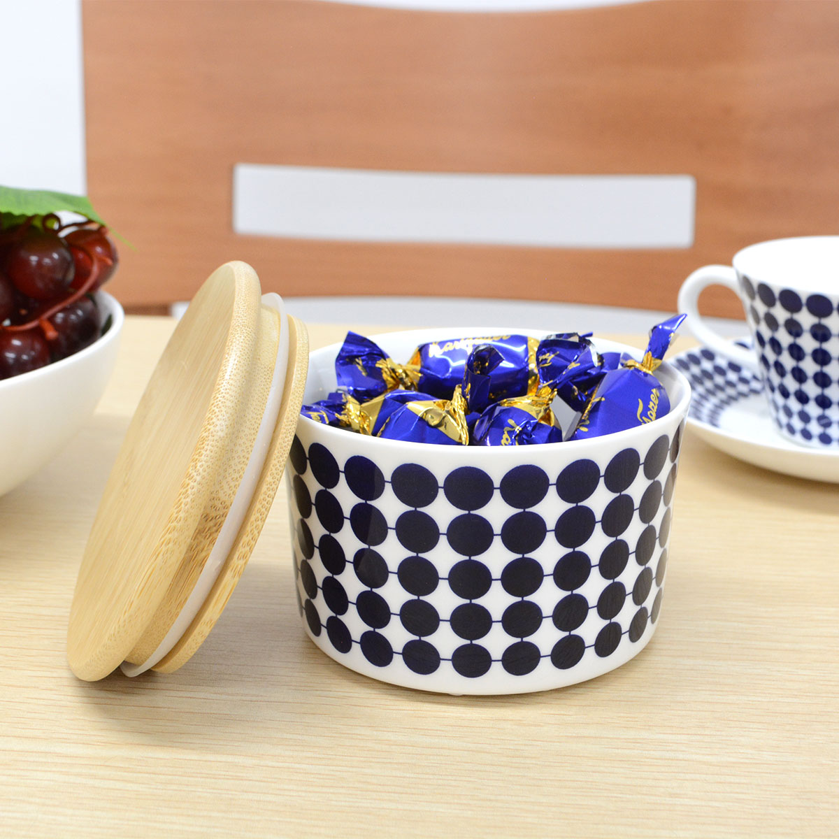 Gustavsberg グスタフスベリ Adam アダム 蓋付キャニスター｜北欧雑貨