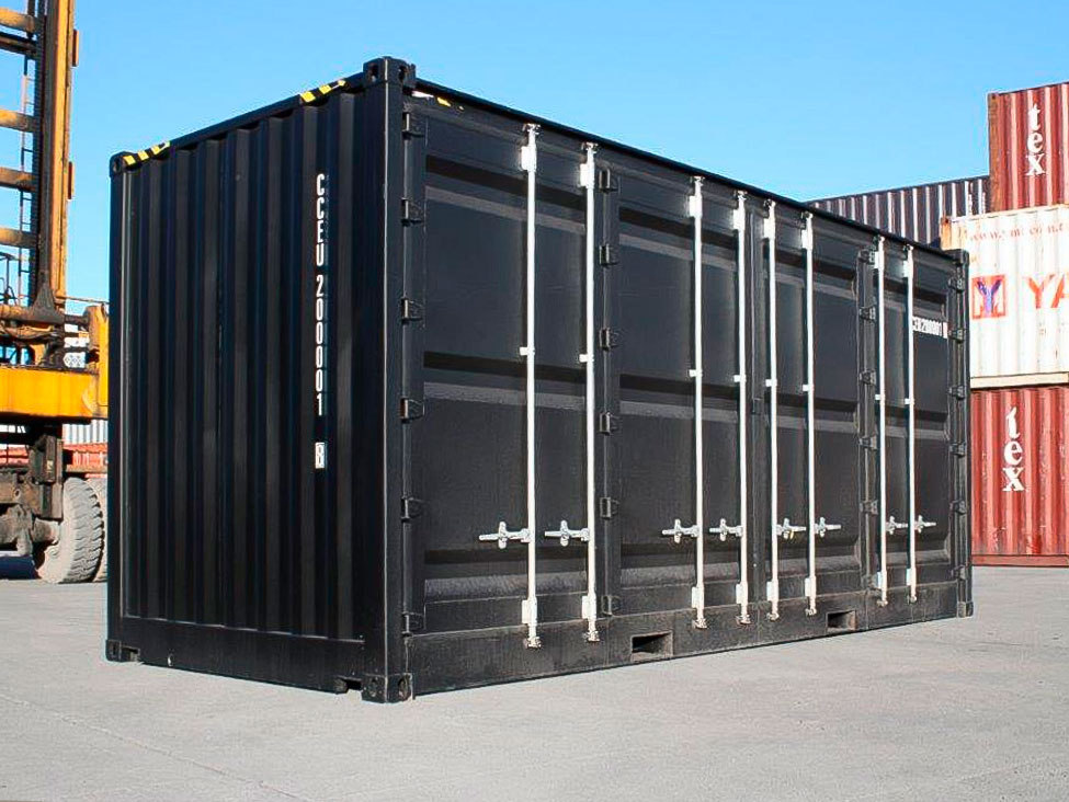 希少・大人気の20Fハイキューブスチール製コンテナ！妻側観音扉