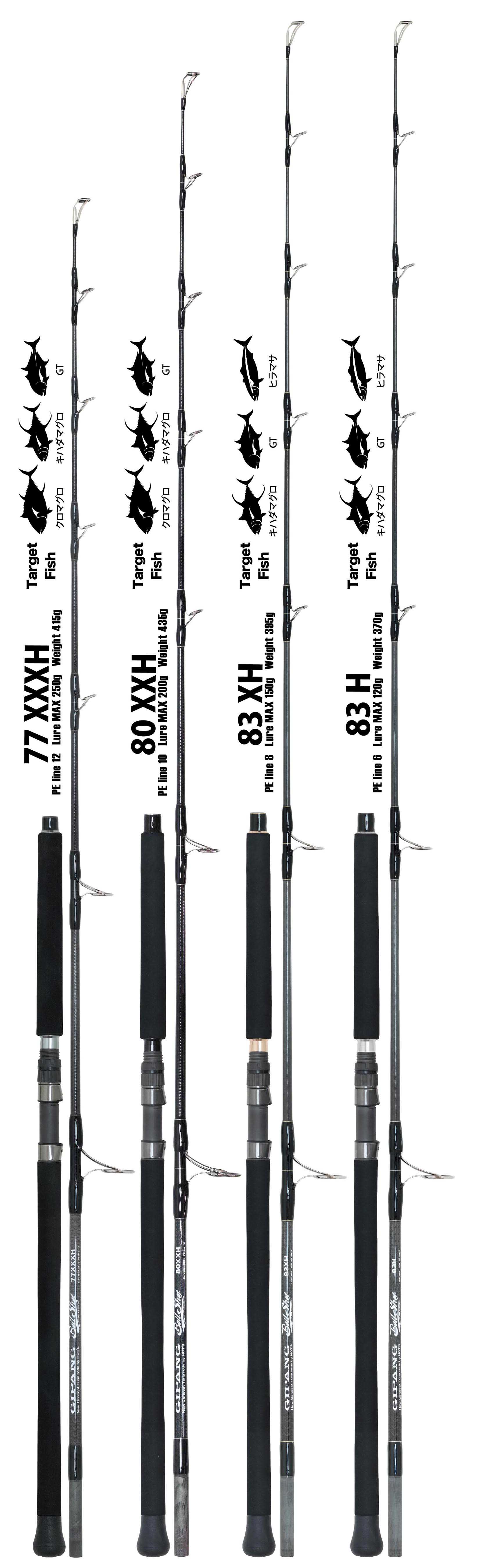 ジギングロッド 3rd Generation GIPANG Boil Shot｜HOT'S