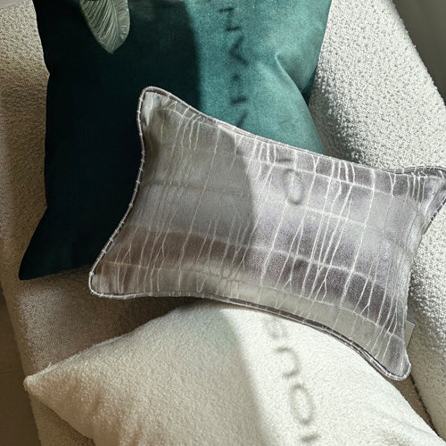 アルマーニカーザ リスボン ジャカード クッションカバー シルバー 45