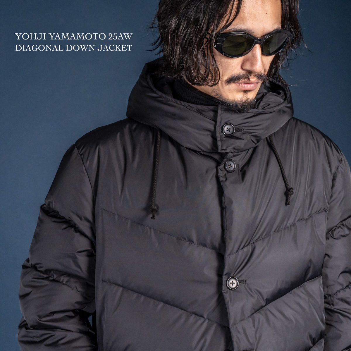 ヨウジヤマモト25AW ダイアゴナルダウンジャケット | HUES 福岡