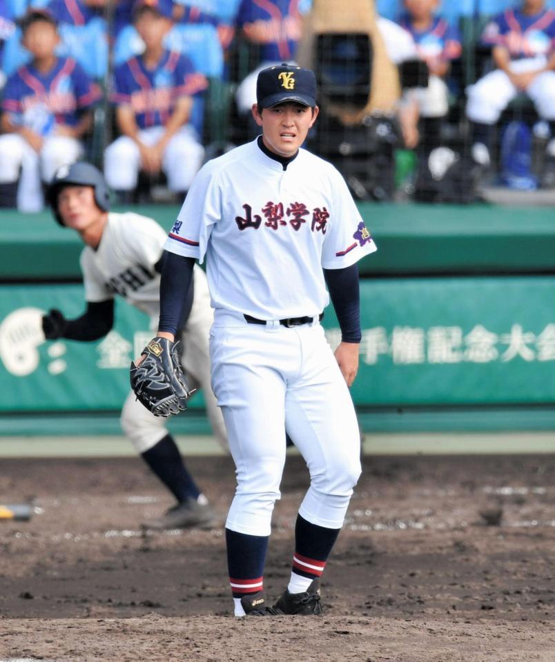 山梨学院無念 中尾逆転満弾あぁ空砲 プロ注目・垣越、悔投10失点