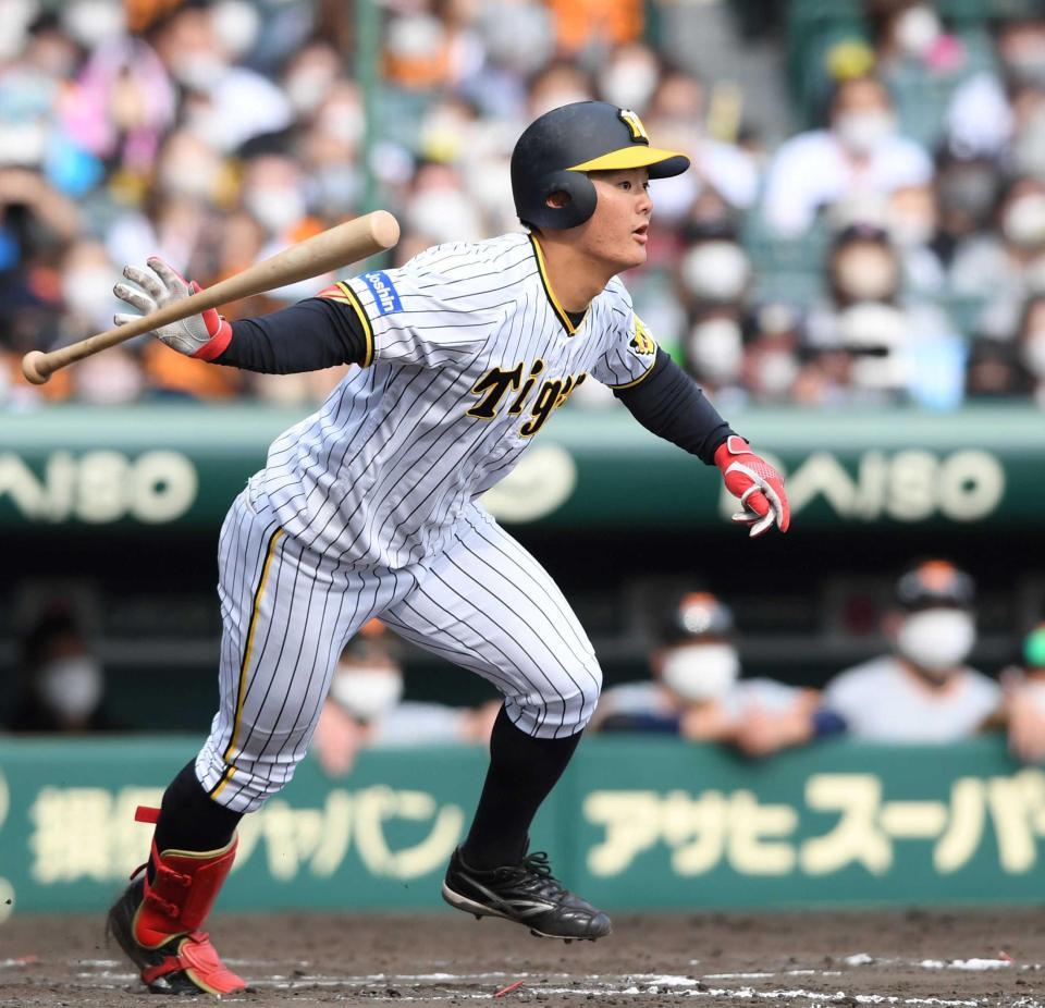 阪神ドラ4前川右京 1軍デビューいきなりマルチ 80年以降で高卒新人